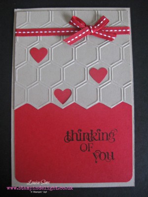 Honeycomb Embossing Folder