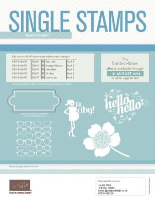 Single Stamps Assortment 1 Flyer