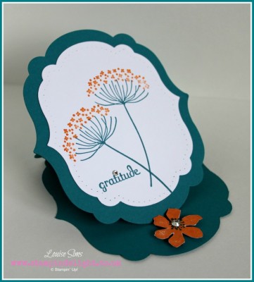 Stampin Up Summer Silhouette Easel