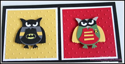 Owl Builder Punch Batman Robin Joker Two Face