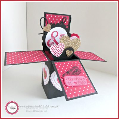 Stampin' Up Valentines Card in a Box