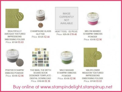 Stampin' Up UK Demo Weekly Deal Promotion