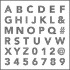 Metro Type Alphabet Photopolymer Stamp Set 133666