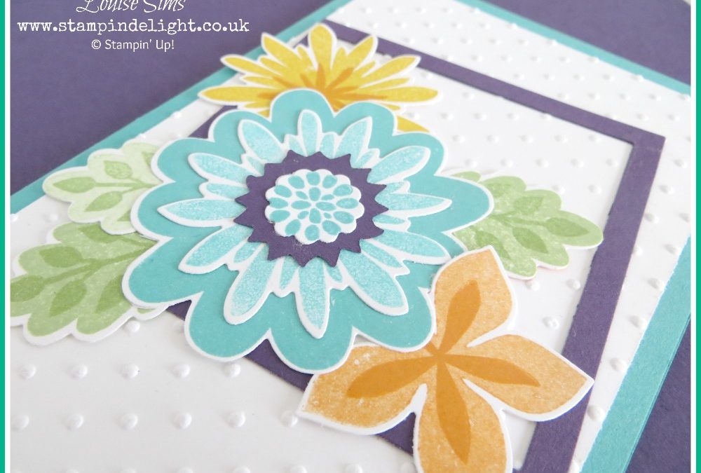 Colour Inspiration with a Flower Patch Frame Card