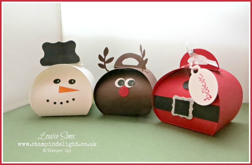 A Trio of Christmas Curvy Keepsake Box