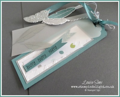 Stampin-Up-Four Feathers-Layered-Bookmark (5)