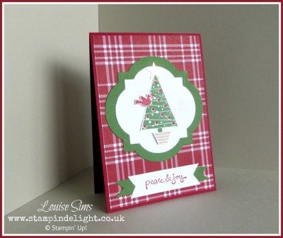 Stampin Up! Trim The Tree Festival Of Trees Card 
