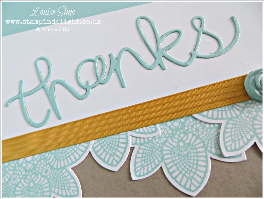 Stampin' Up! Petal Potpourri Thank You Card