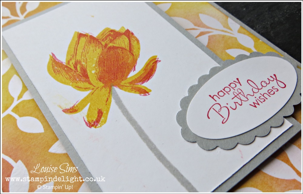 Stampin’ Up! Irresistibly Yours Sponge Effect
