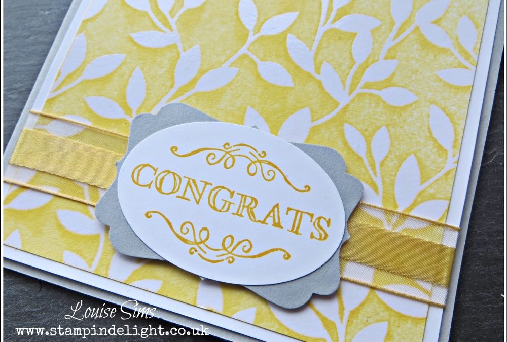 Stampin’ Up! Irresistibly Yours Embossed Papers