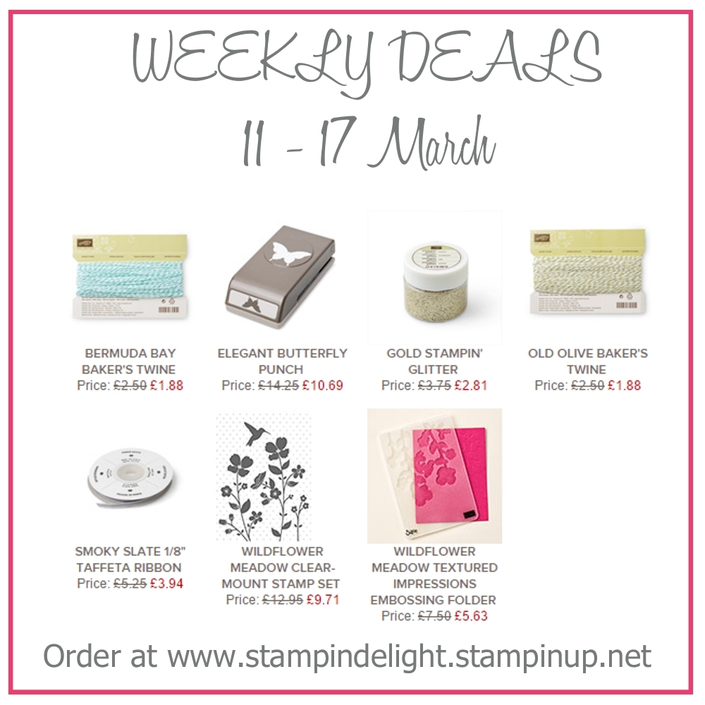 Weekly Deals Stampin Up