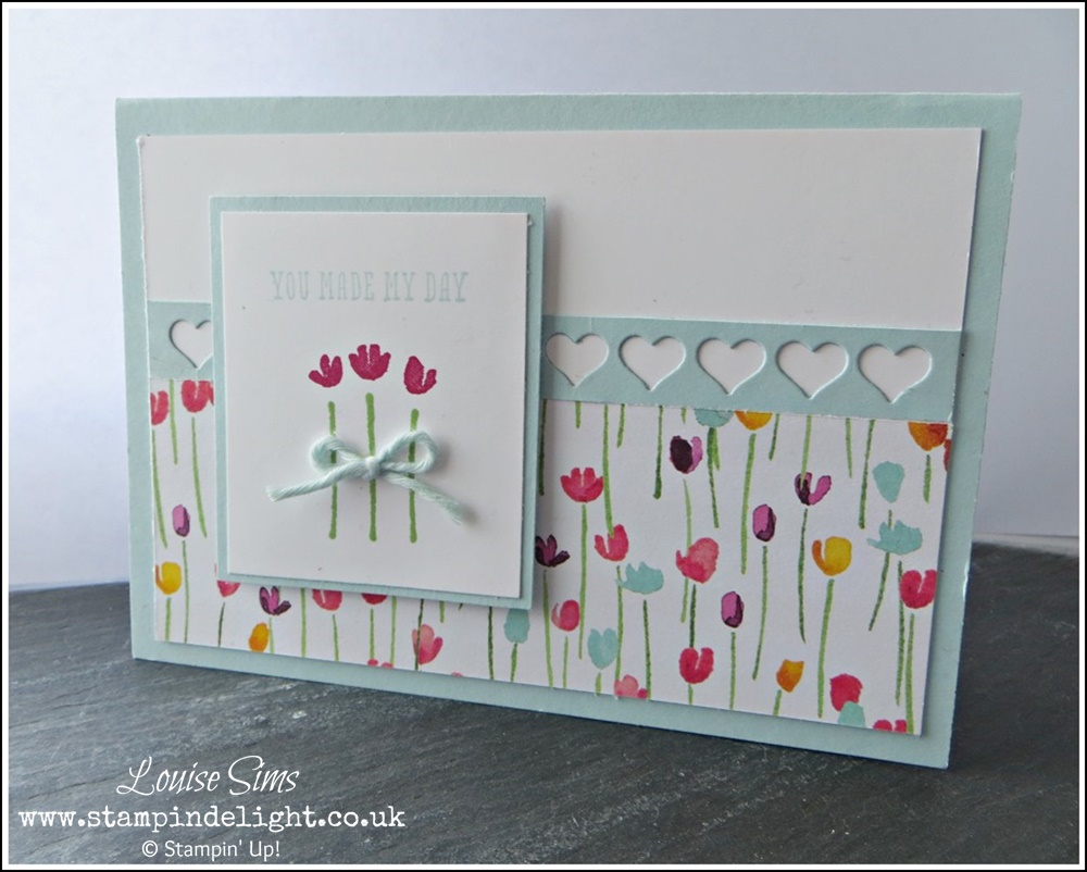 Painted Blooms Heart Border Card (2)