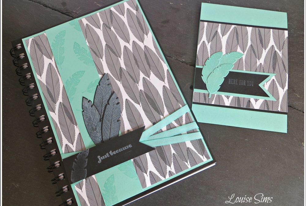 Stampin’ Up! Team Welcome Four Feather Notebook