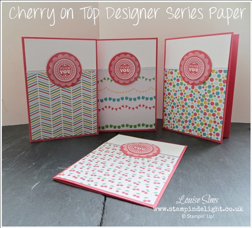 Stampin’ Up! Cherry On Top Customer Cards