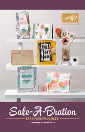 Select FREE Stampin' Up! products with a qualifying spend during Sale-a-bration UK demo