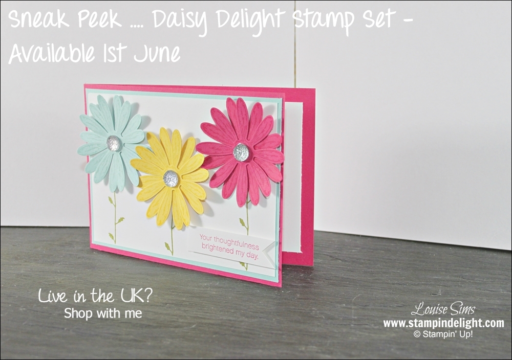 Stampin' Up!'s Daisy Delight stamp set & matching punch creates fun cards easily
