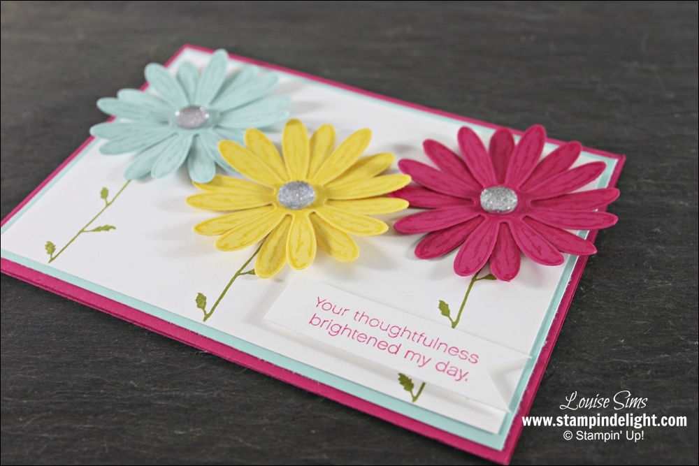 Papercraft Flowers made easy with Daisy Delight stamp and punch