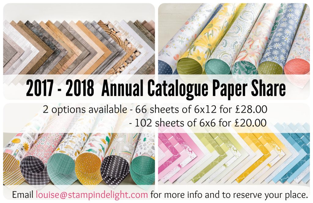 Stampin' Up! Annual Paper Shares