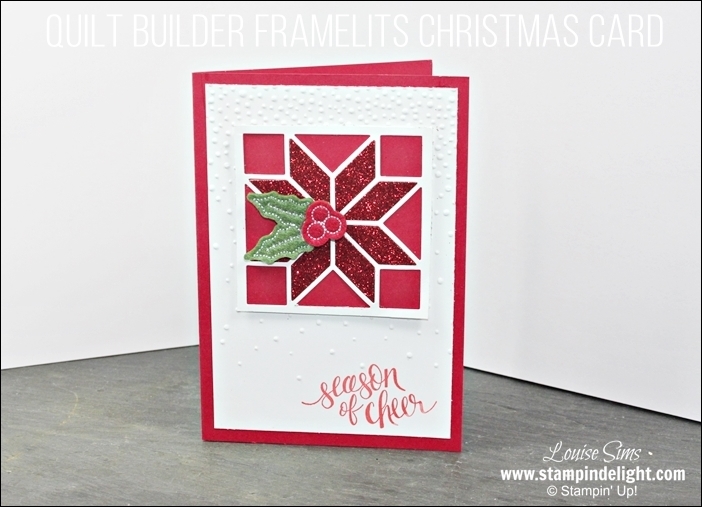Christmas Quilt Builder Card