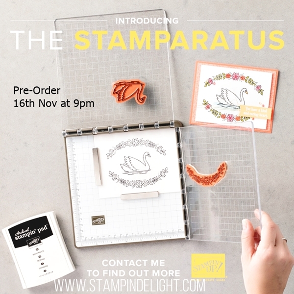Launch of the Stamparatus from Stampin’ Up!