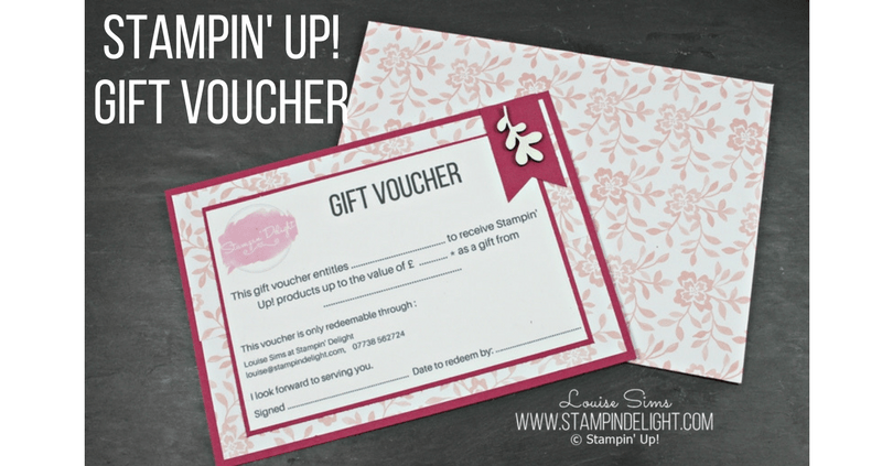 Stampin’ Up! Gift Voucher