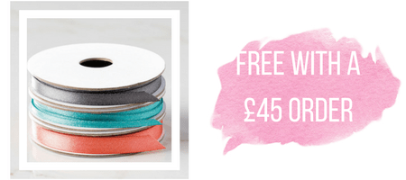 Free Trio of Ribbons with £45 order