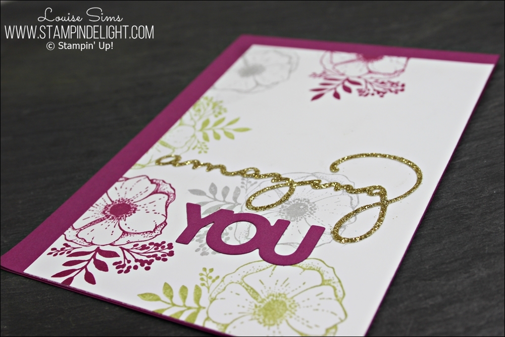 Celebrate You Thinlets are a trio of words that make fun statements. Louise Sims Stampin' Up! Demonstrator in the UK. Stampin' Delight www.stampindelight.com #stampinup #papercraft #inspireandshare