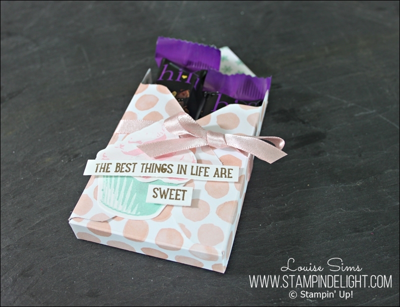 Cooking up a Storm in the craft room to create a treat pouch for some Slimming World treats. Louise Sims, Papercraft Tutor & Stampin' Up! Demonstrator in the UK www.stampindelight.com  #stampindelight #stampinup #papercraft