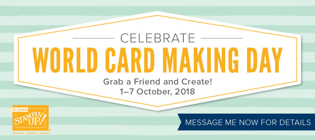 World Card Making Day Special with 10% off selected Stampin' Up! supplies