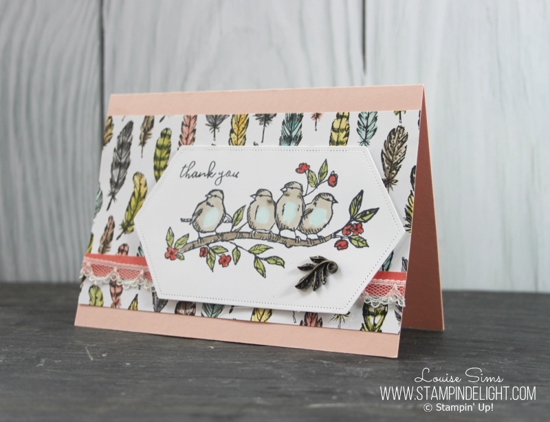 Incredible Friends Card for your amazing friends in a soft subtle colour combination. Designed by Louise Sims - Stampin' Delight