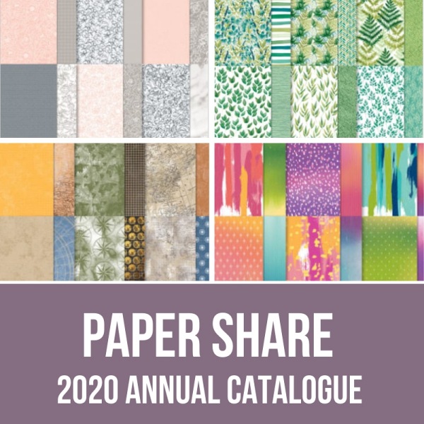 New 2020 Stampin' up! Annual catalogue paper share.