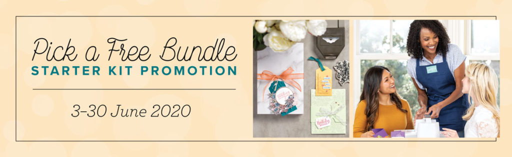 Get the starter kit and a free bundle with Stampin' Up!