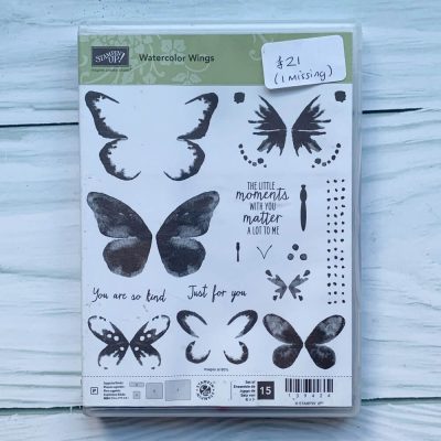 Watercolor Wings - Retired Stampin' Up! Stamp set