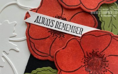Poppies for Remembrance Card