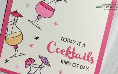 In Colour Cocktail Cards with the Stampin’ Creative