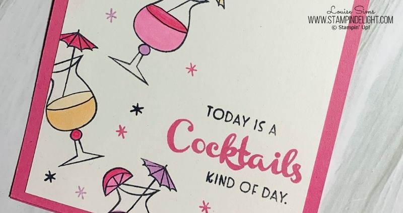 In Colour Cocktail Cards with the Stampin’ Creative