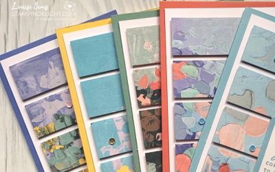 A card layout to show off pretty papers